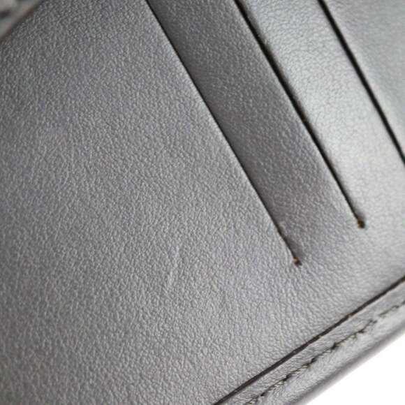 FENDI Gray Leather Zucca Pochette Shoulder Bag - Picture 8 of 9